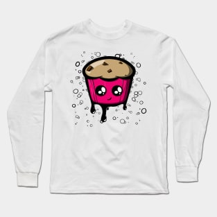 Schoko Cupcake Pink Long Sleeve T-Shirt